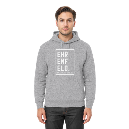 Ehrenfeld Koordinaten (großer Druck auf der Brust) - Premium Unisex Hoodie