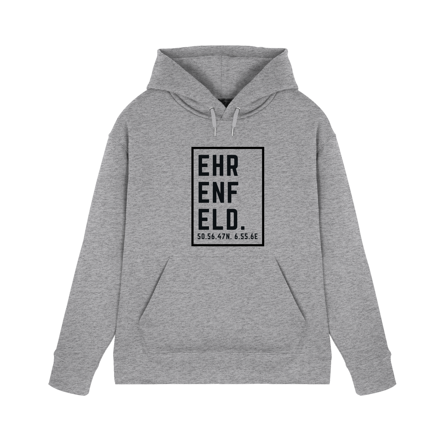 Ehrenfeld Koordinaten (großer Druck auf der Brust) - Premium Unisex Hoodie