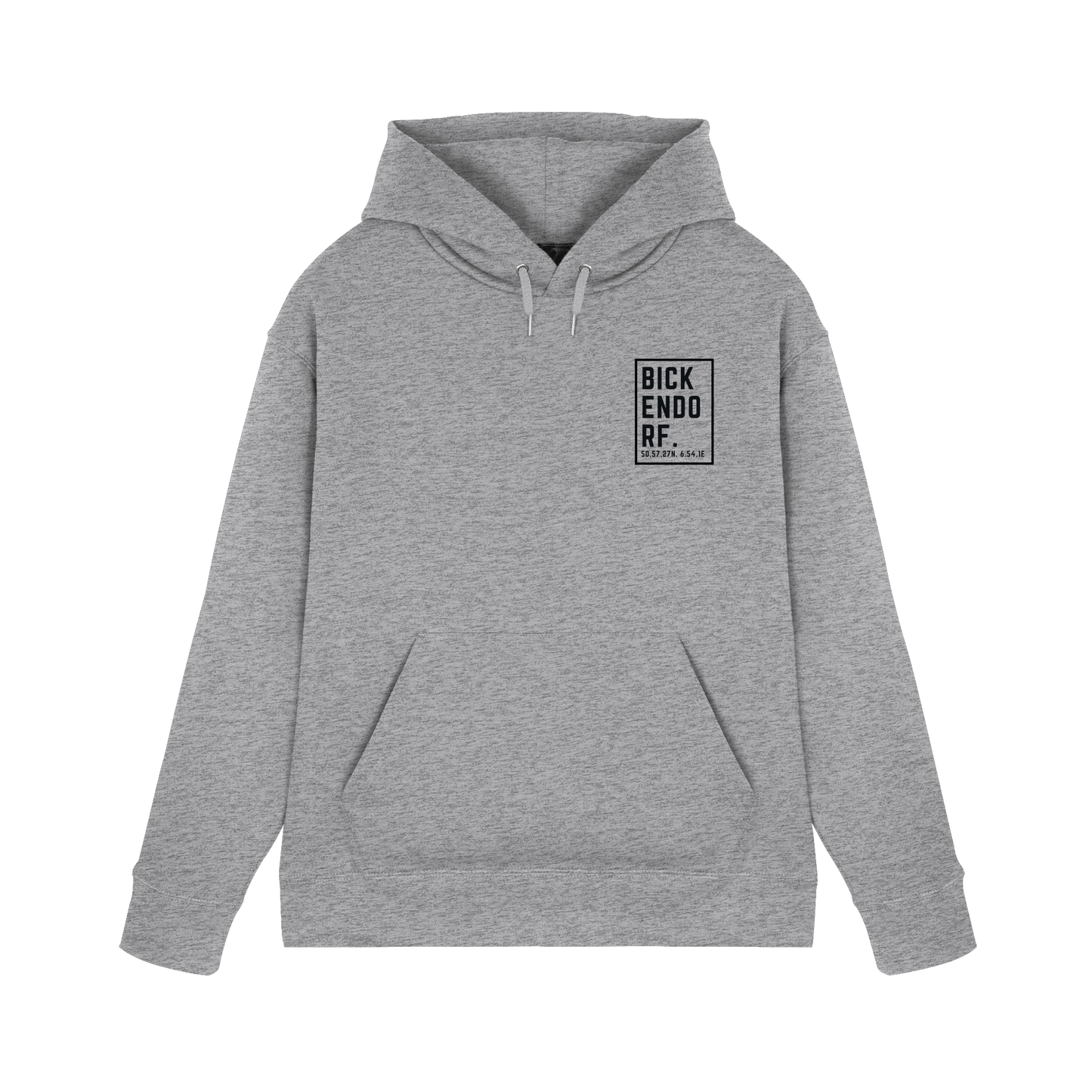 Bickendorf Koordinaten (kleiner Druck auf der Brust) - Premium Unisex Hoodie