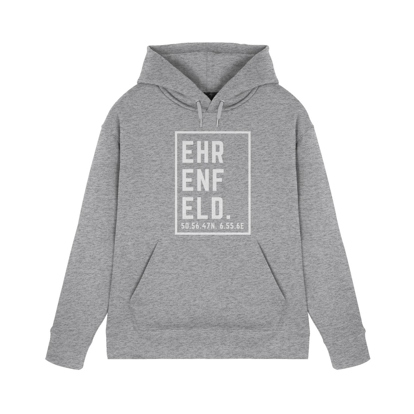 Ehrenfeld Koordinaten (großer Druck auf der Brust) - Premium Unisex Hoodie