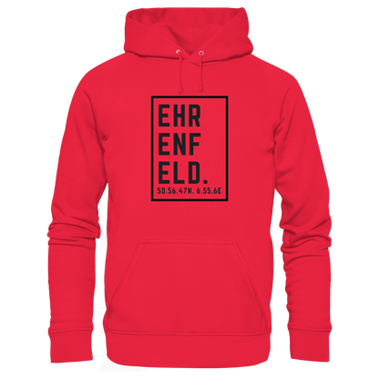 Ehrenfeld Koordinaten (großer Druck auf der Brust) - Premium Unisex Hoodie