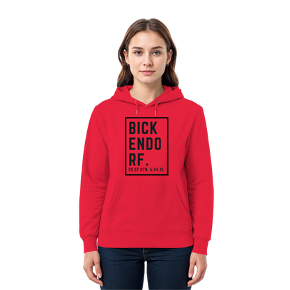 Bickendorf Koordinaten (großer Druck auf der Brust) - Premium Unisex Hoodie