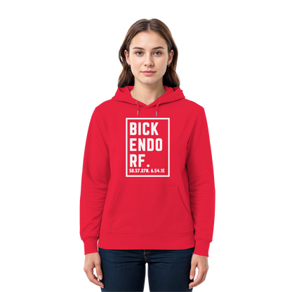 Bickendorf Koordinaten (großer Druck auf der Brust) - Premium Unisex Hoodie