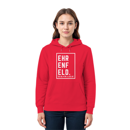 Ehrenfeld Koordinaten (großer Druck auf der Brust) - Premium Unisex Hoodie