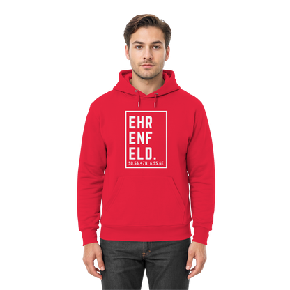 Ehrenfeld Koordinaten (großer Druck auf der Brust) - Premium Unisex Hoodie