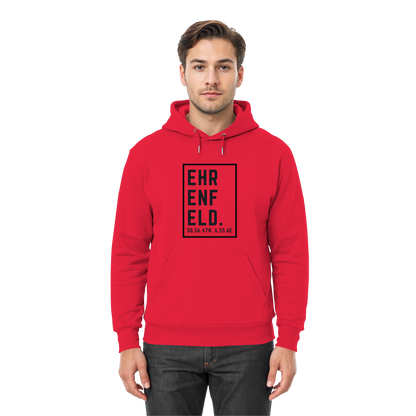 Ehrenfeld Koordinaten (großer Druck auf der Brust) - Premium Unisex Hoodie