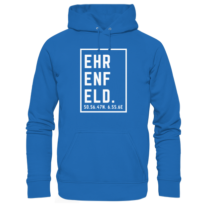 Ehrenfeld Koordinaten (großer Druck auf der Brust) - Premium Unisex Hoodie