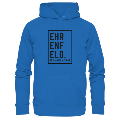 Ehrenfeld Koordinaten (großer Druck auf der Brust) - Premium Unisex Hoodie