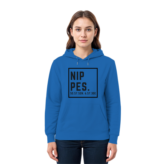 Nippes Koordinaten (großer Druck auf der Brust) - Premium Unisex Hoodie