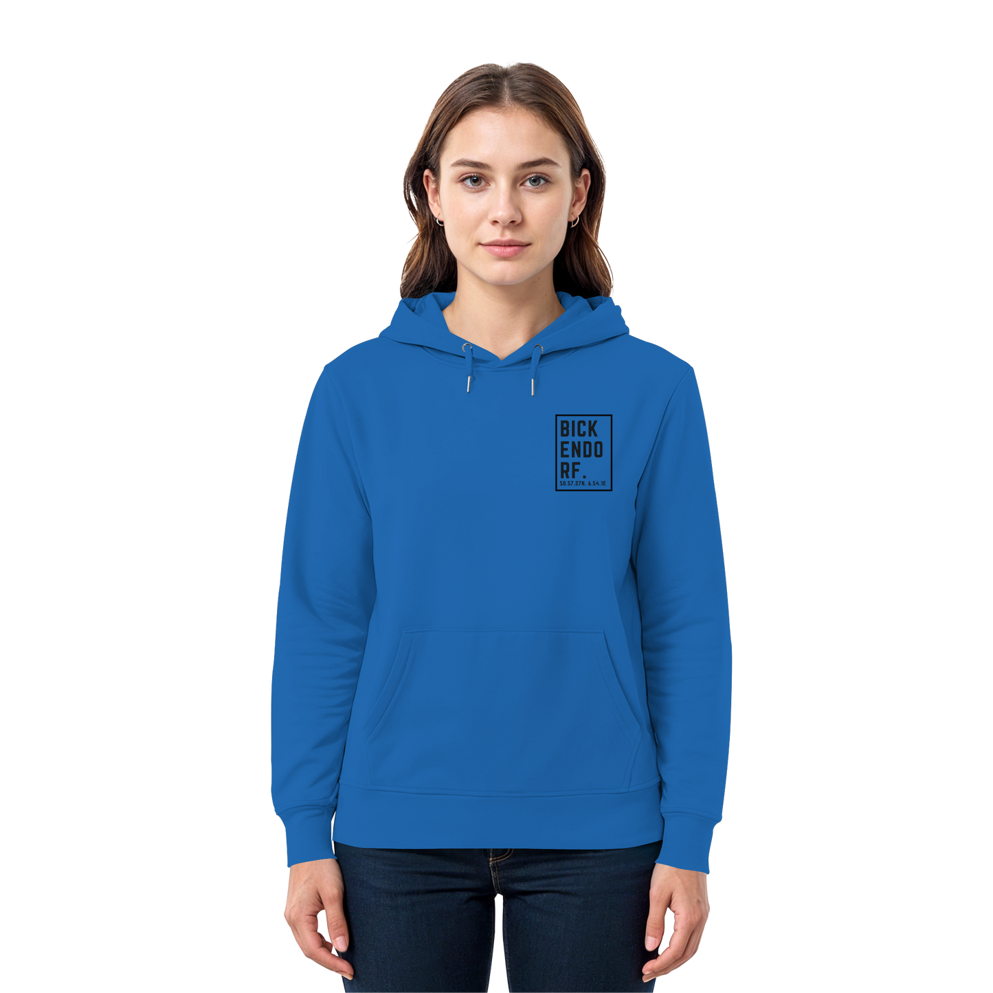 Bickendorf Koordinaten (kleiner Druck auf der Brust) - Premium Unisex Hoodie