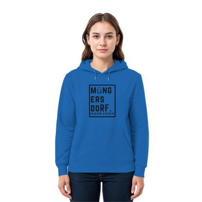 Müngersdorf Koordinaten (großer Druck auf der Brust) - Premium Unisex Hoodie