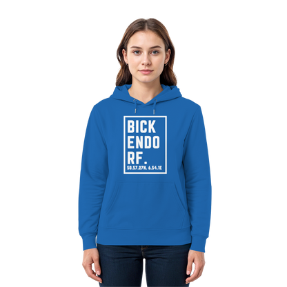 Bickendorf Koordinaten (großer Druck auf der Brust) - Premium Unisex Hoodie