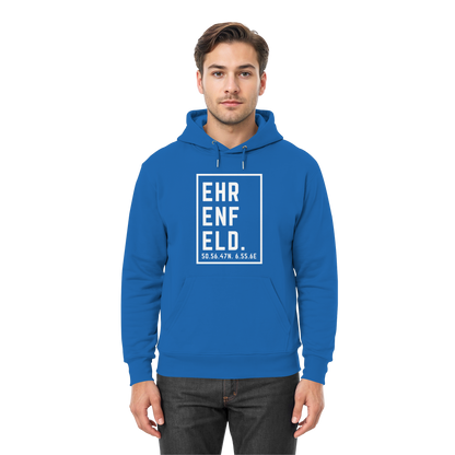 Ehrenfeld Koordinaten (großer Druck auf der Brust) - Premium Unisex Hoodie
