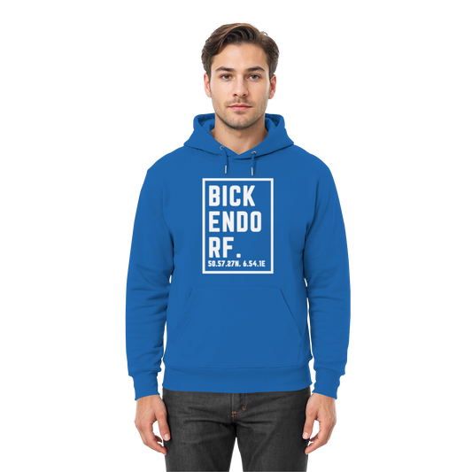 Bickendorf Koordinaten (großer Druck auf der Brust) - Premium Unisex Hoodie
