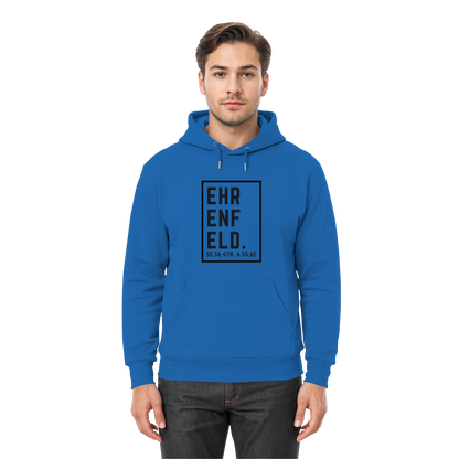 Ehrenfeld Koordinaten (großer Druck auf der Brust) - Premium Unisex Hoodie