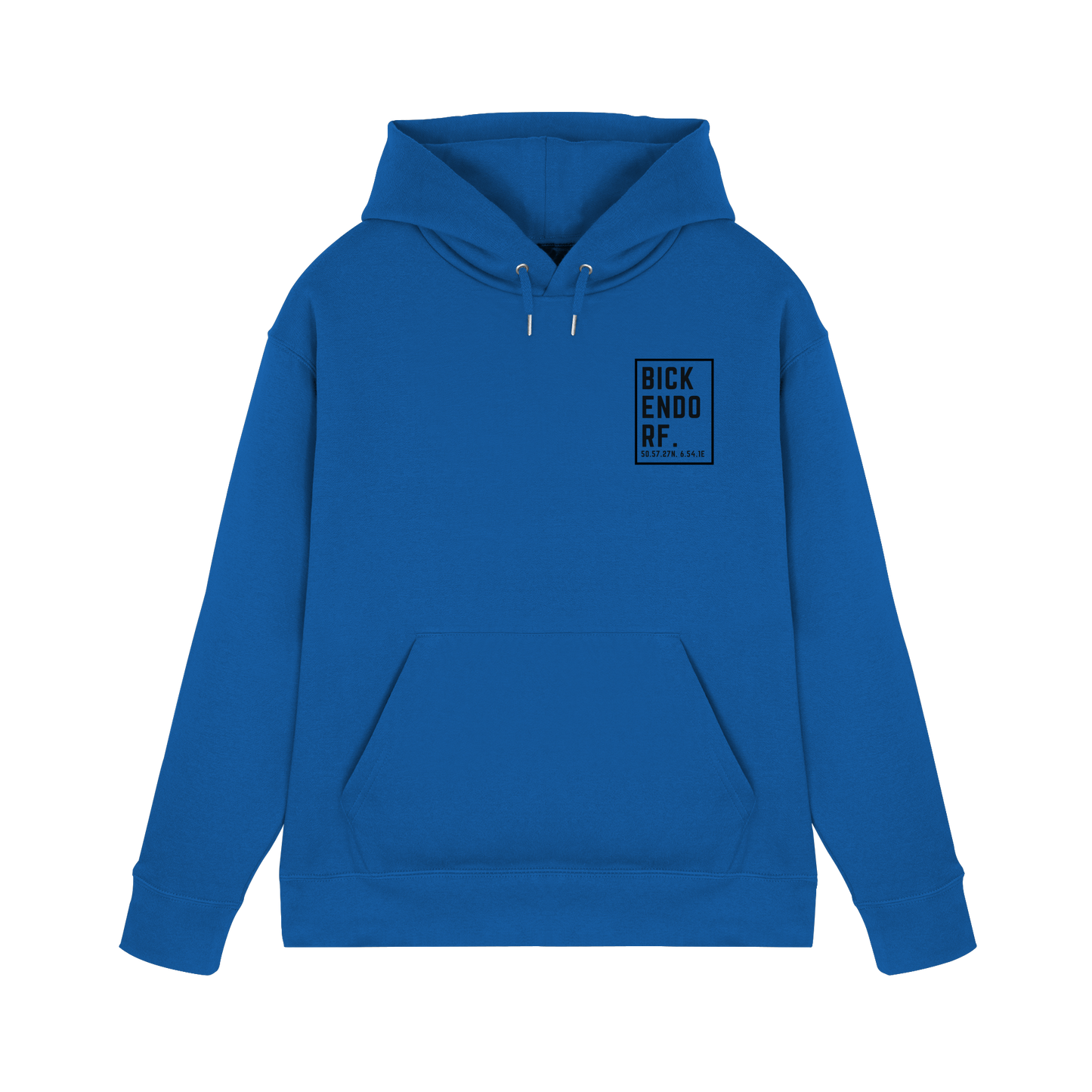 Bickendorf Koordinaten (kleiner Druck auf der Brust) - Premium Unisex Hoodie