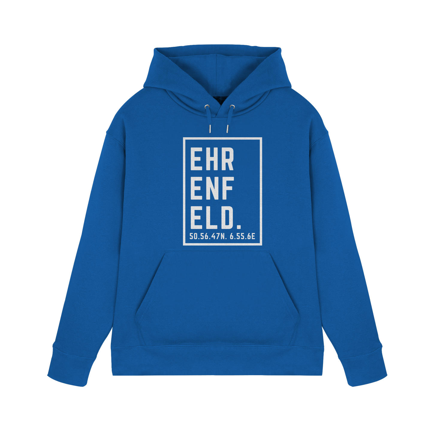 Ehrenfeld Koordinaten (großer Druck auf der Brust) - Premium Unisex Hoodie