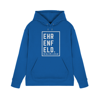 Ehrenfeld Koordinaten (großer Druck auf der Brust) - Premium Unisex Hoodie