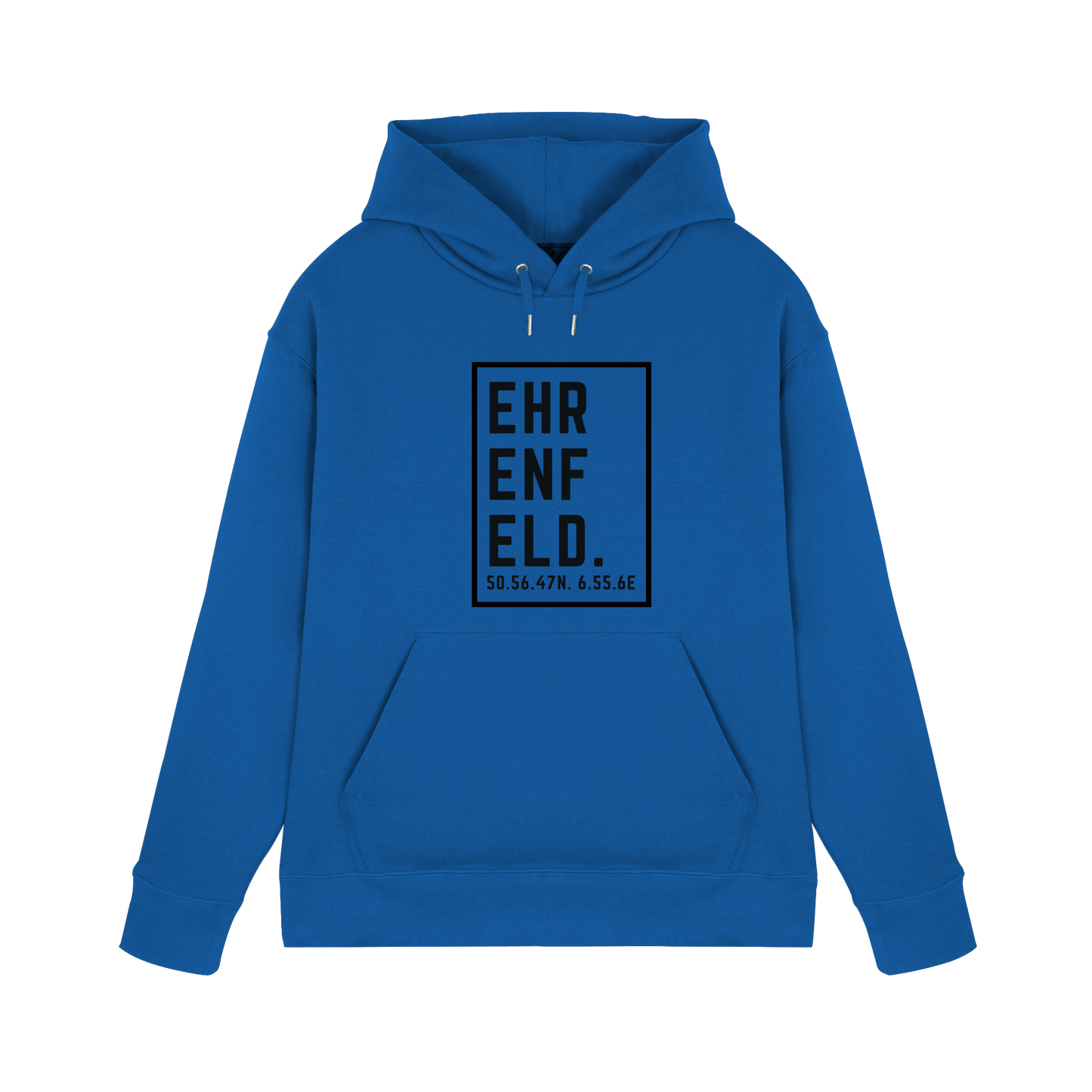 Ehrenfeld Koordinaten (großer Druck auf der Brust) - Premium Unisex Hoodie