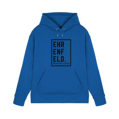 Ehrenfeld Koordinaten (großer Druck auf der Brust) - Premium Unisex Hoodie