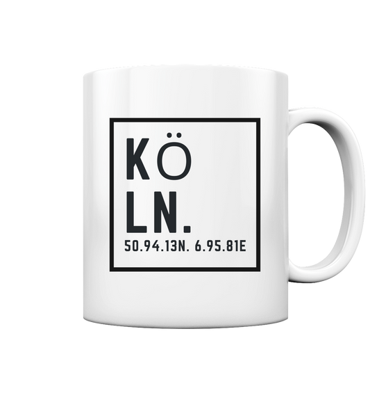 Köln Skyline (Druck) - Tasse glossy