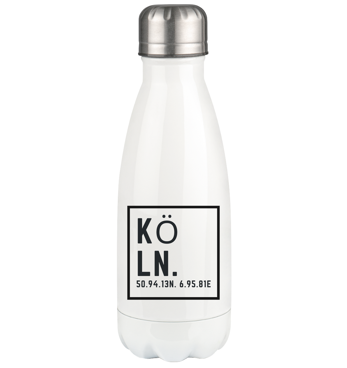 Köln Skyline (Druck) - Thermoflasche 350ml
