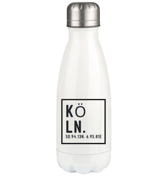 Köln Skyline (Druck) - Thermoflasche 350ml
