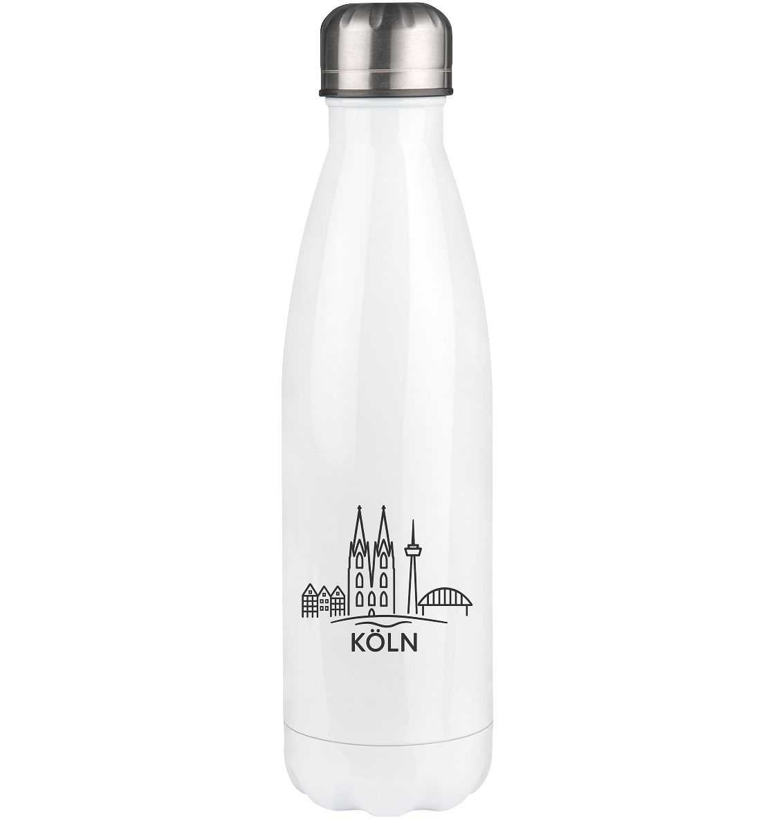 Köln Skyline (Druck) - Accessoires - Thermoflasche 500ml