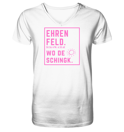 Wo de Sonn schingk - Ehrenfeld Druck   - V-Neck Shirt
