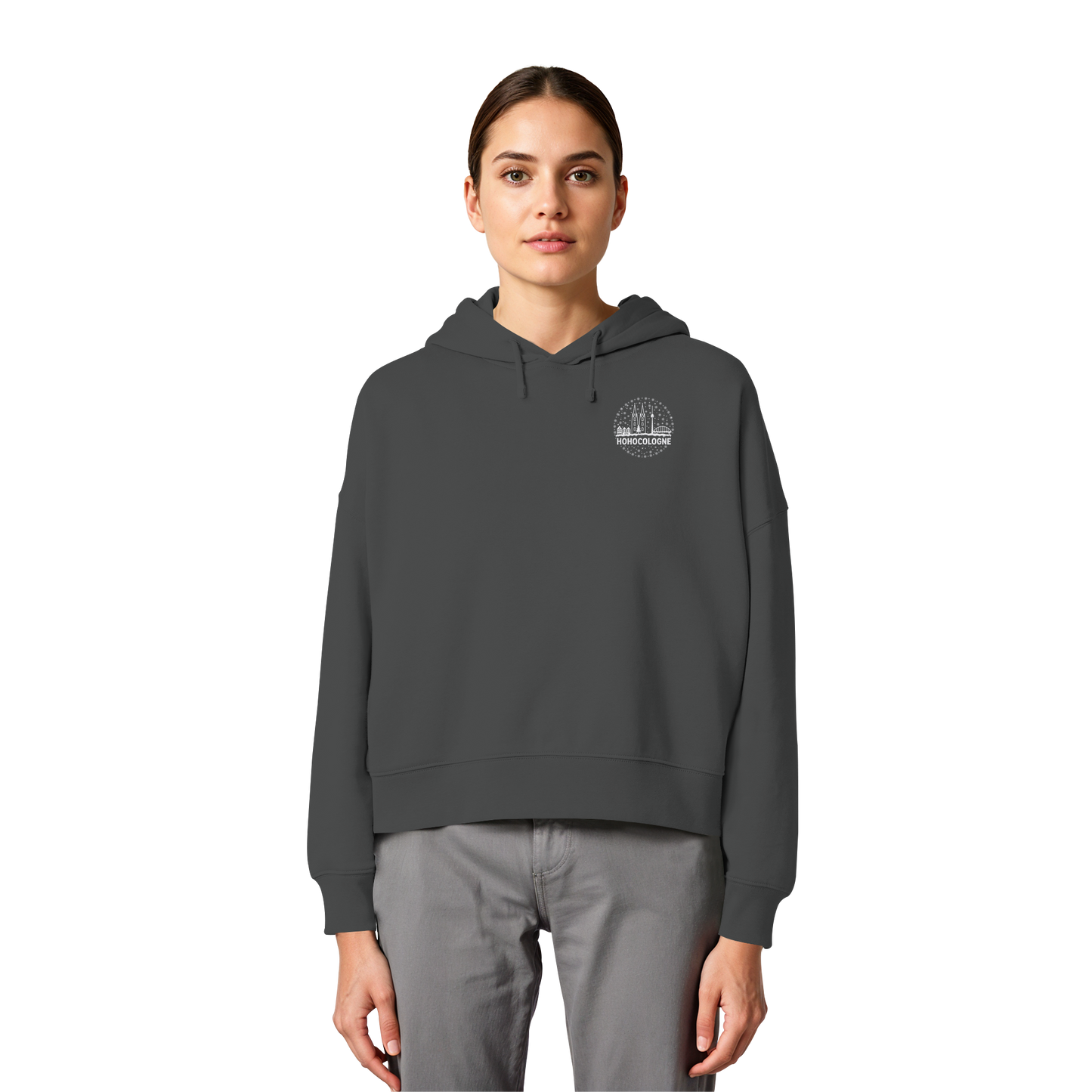 HOHOCologne Stick - Womens Organic Boxcut Hoodie