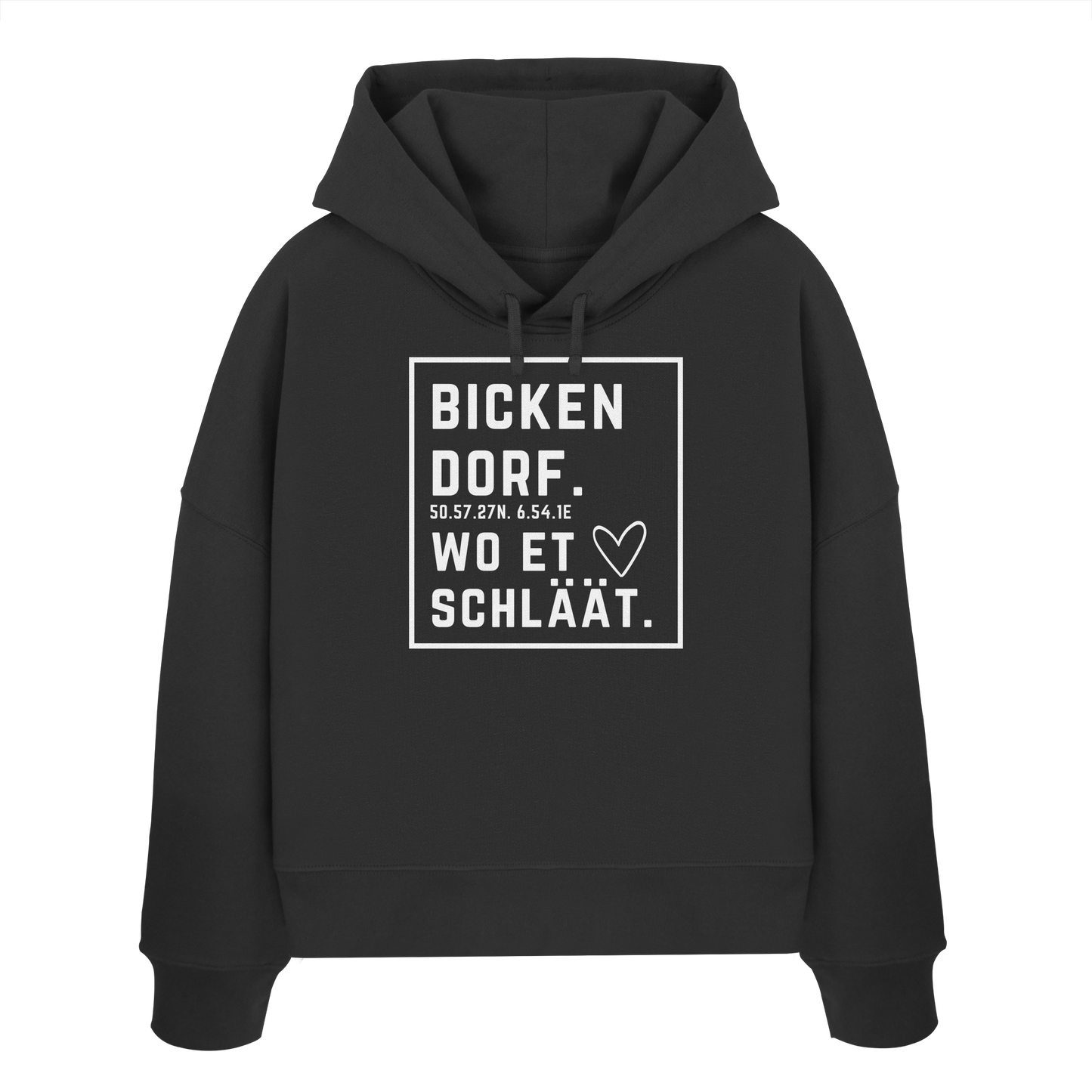 Bickendorf Hätz Druck - Womens Organic Boxcut Hoodie