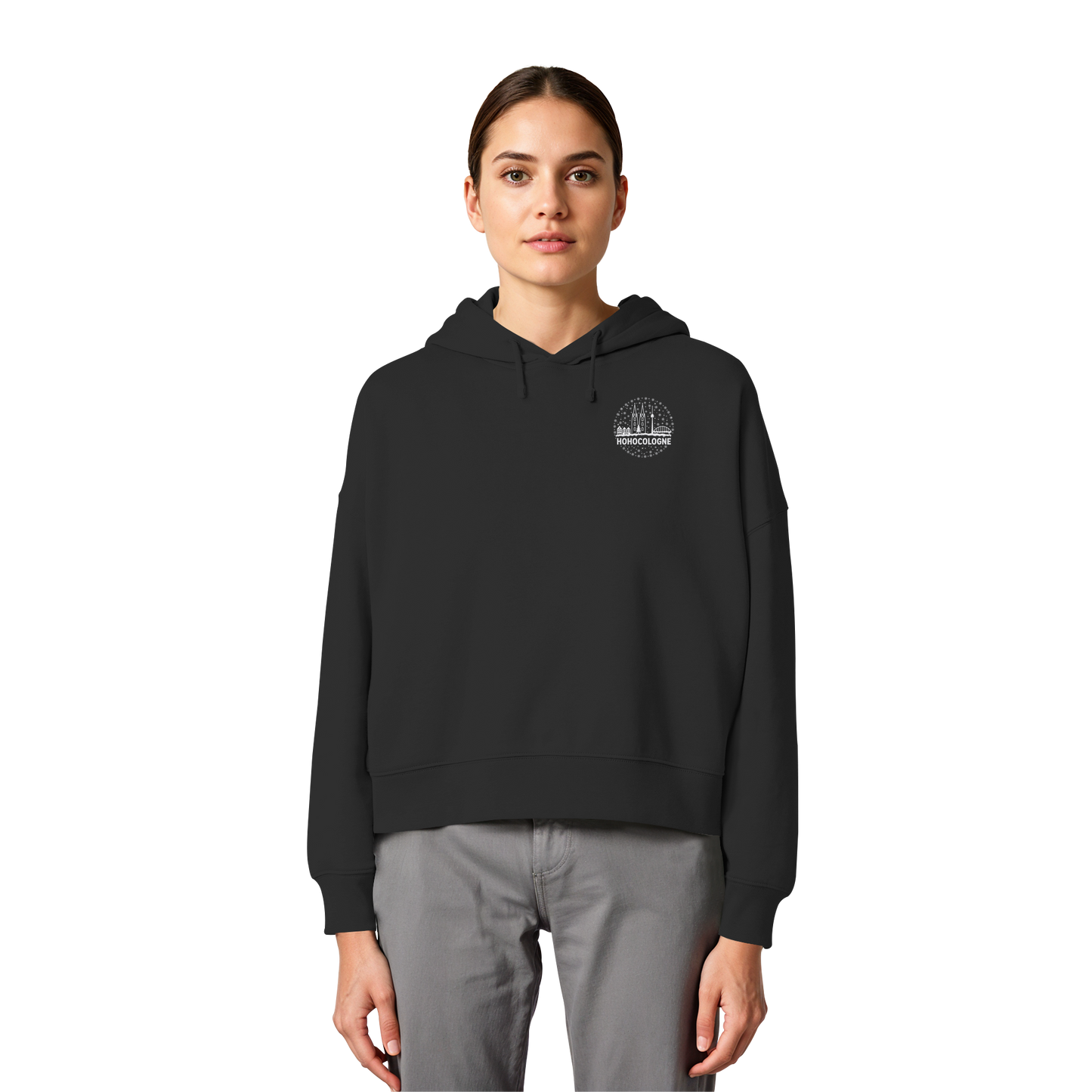 HOHOCologne Stick - Womens Organic Boxcut Hoodie