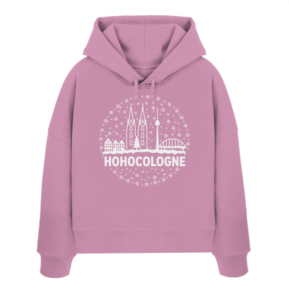 HOHOCologne Druck - Womens Organic Boxcut Hoodie