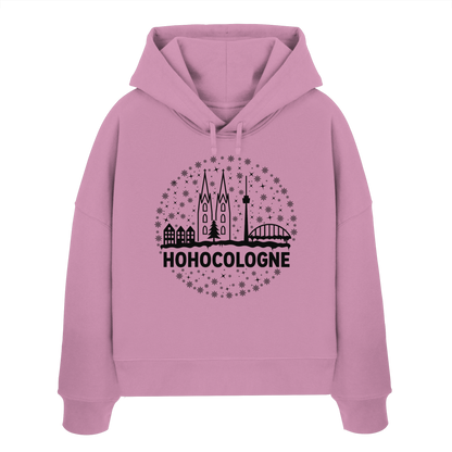 HOHOCologne Druck - Womens Organic Boxcut Hoodie