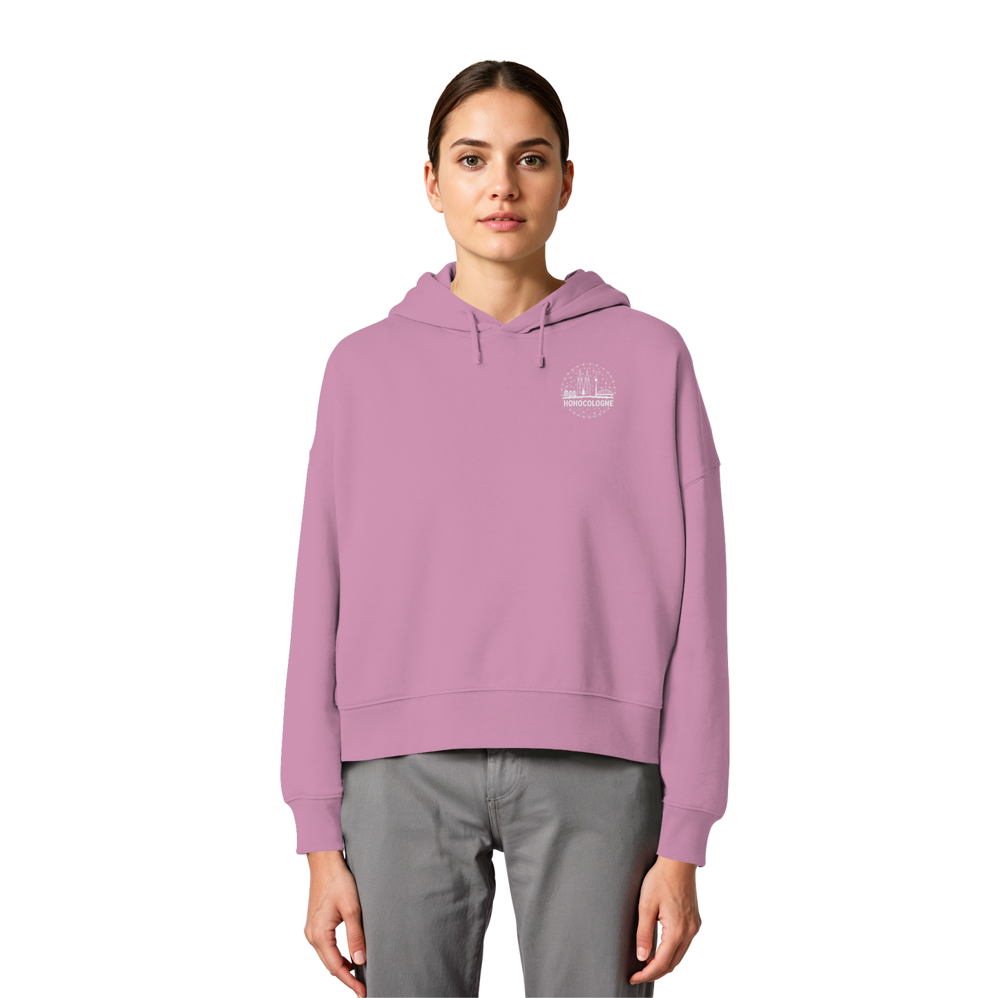 HOHOCologne Stick - Womens Organic Boxcut Hoodie