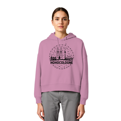 HOHOCologne Druck - Womens Organic Boxcut Hoodie