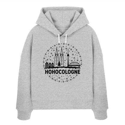 HOHOCologne Druck - Womens Organic Boxcut Hoodie