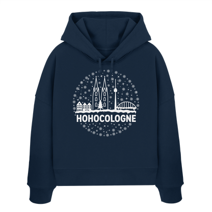HOHOCologne Druck - Womens Organic Boxcut Hoodie