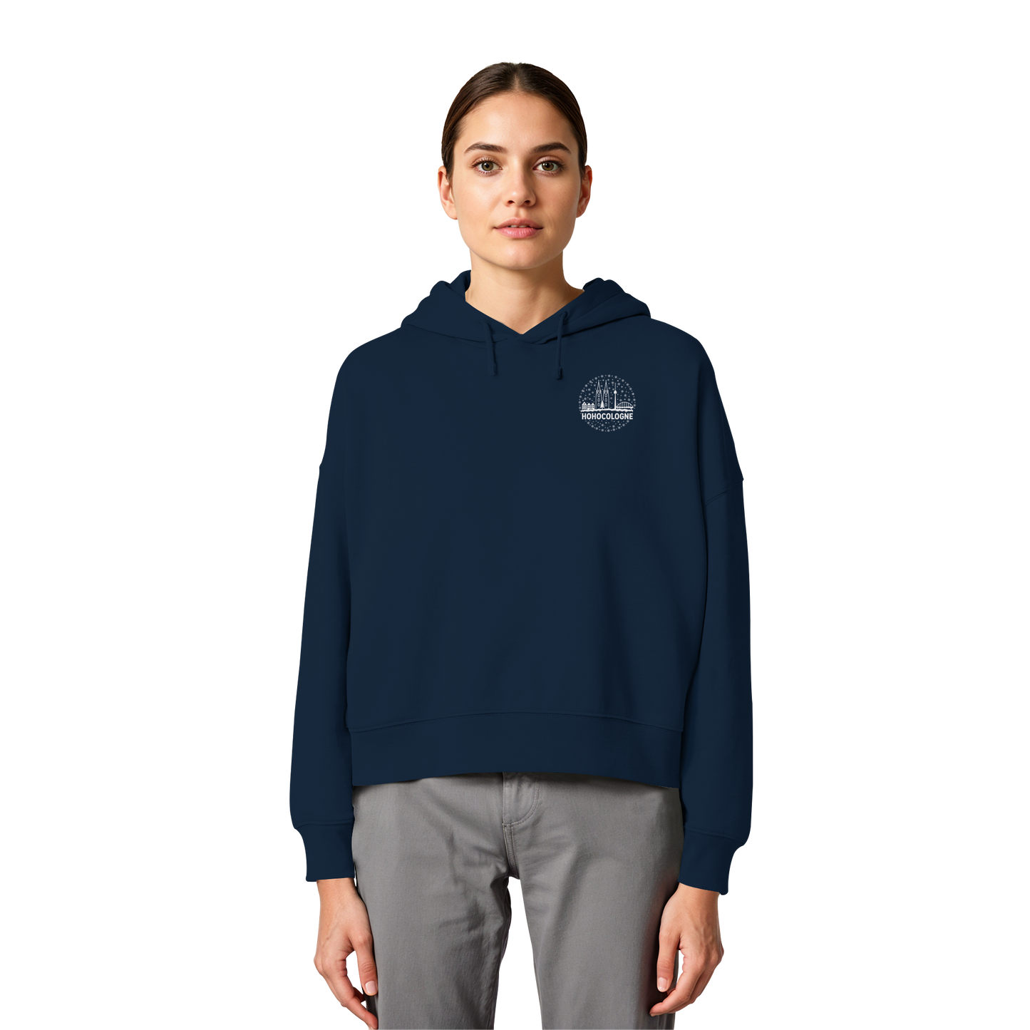HOHOCologne Stick - Womens Organic Boxcut Hoodie