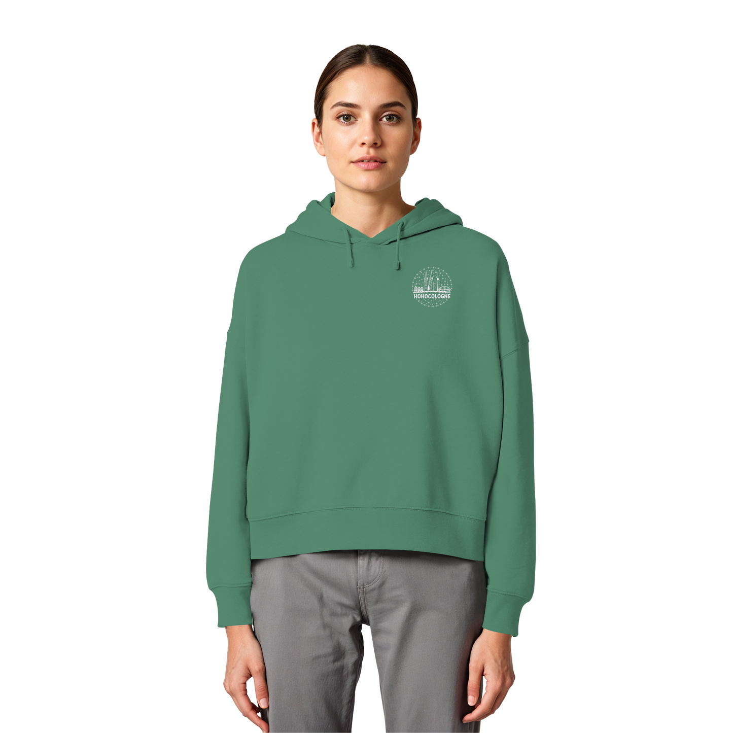 HOHOCologne Stick - Womens Organic Boxcut Hoodie