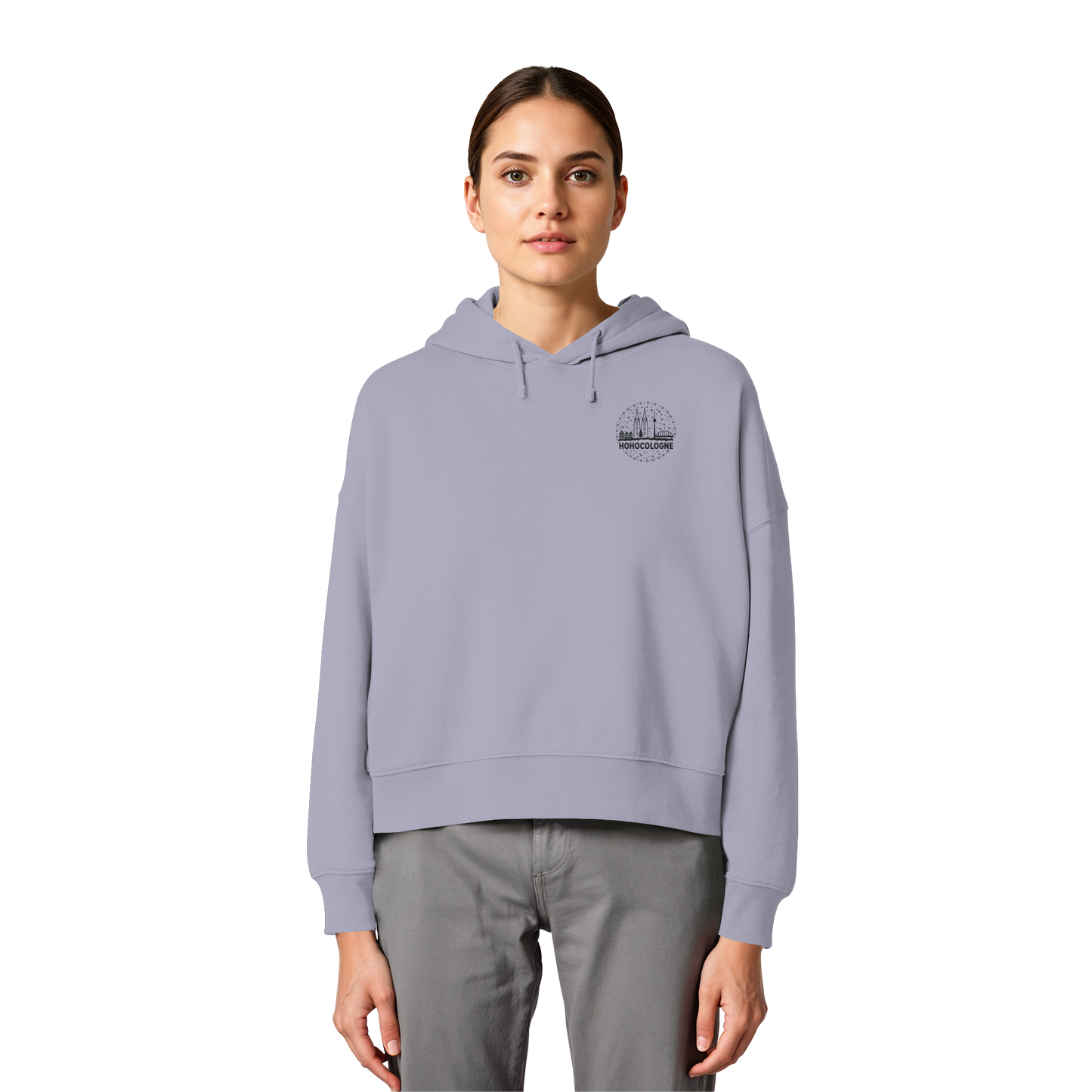 HOHOCologne Stick  - Womens Organic Boxcut Hoodie