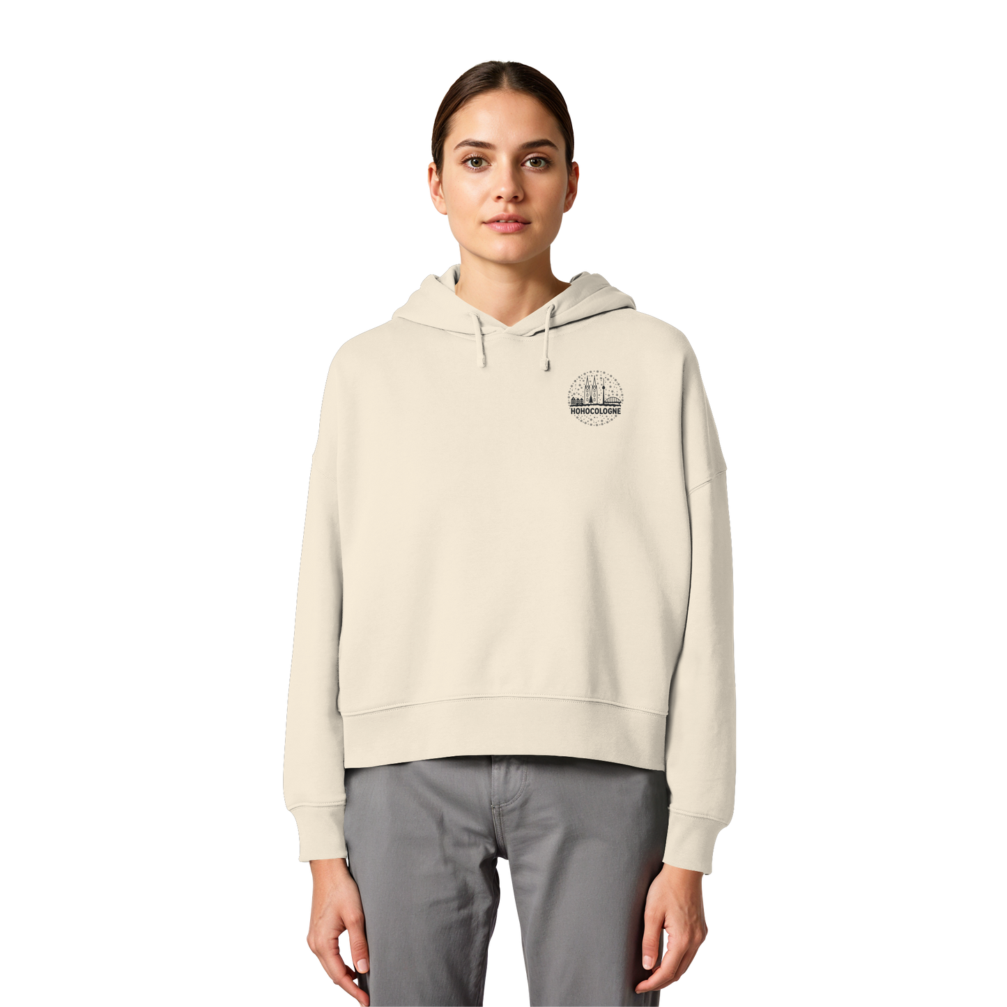 HOHOCologne Stick  - Womens Organic Boxcut Hoodie