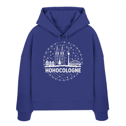 HOHOCologne Druck - Womens Organic Boxcut Hoodie
