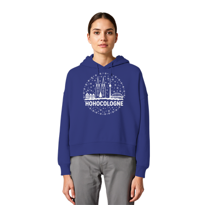 HOHOCologne Druck - Womens Organic Boxcut Hoodie