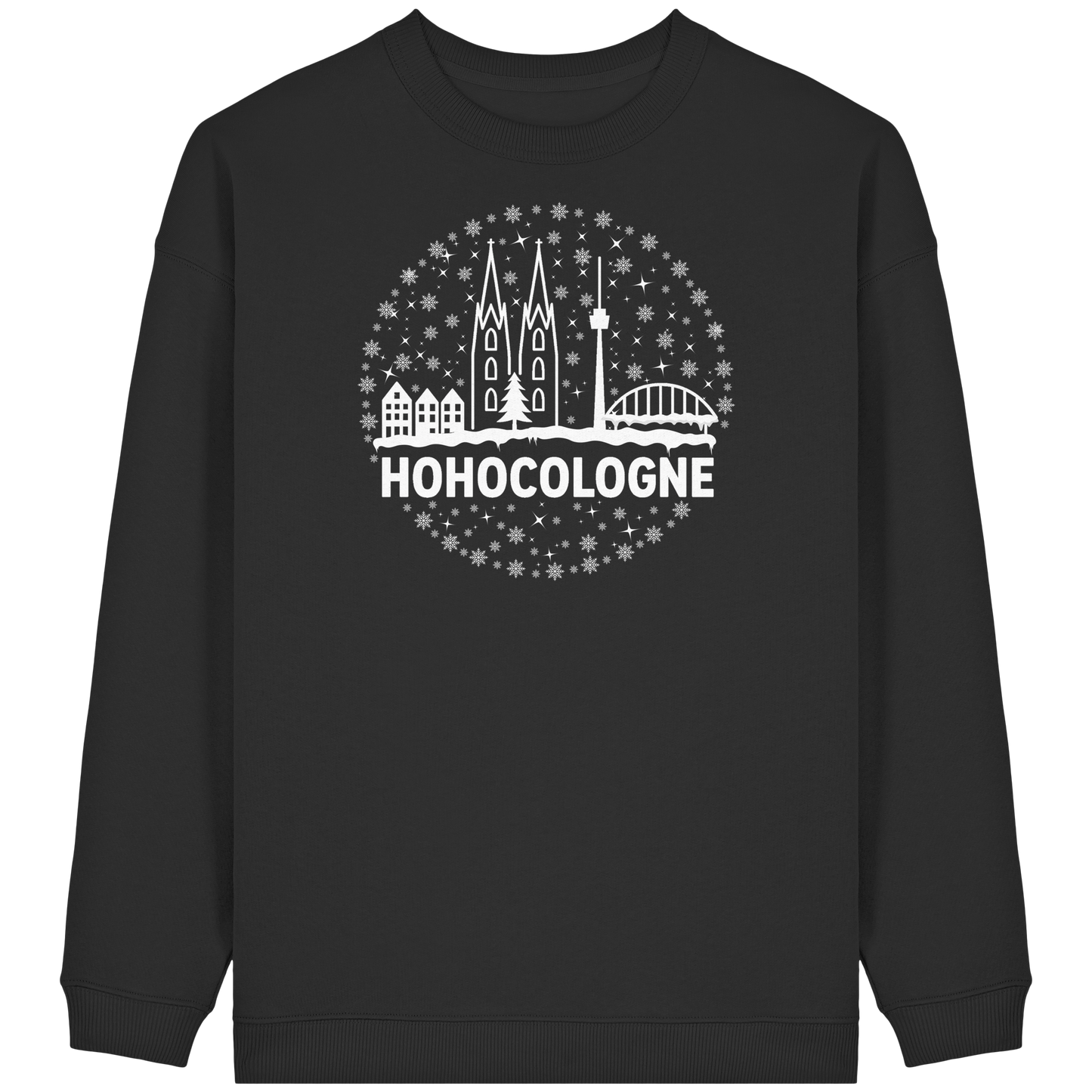 HOHOCologne Druck - Womens Organic Oversized Sweatshirt