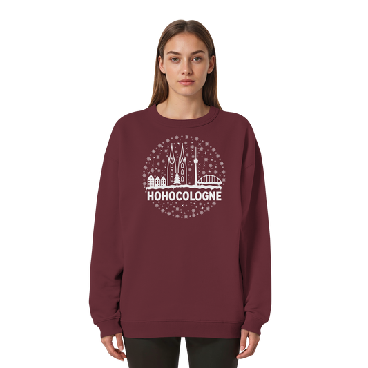 HOHOCologne Druck - Womens Organic Oversized Sweatshirt