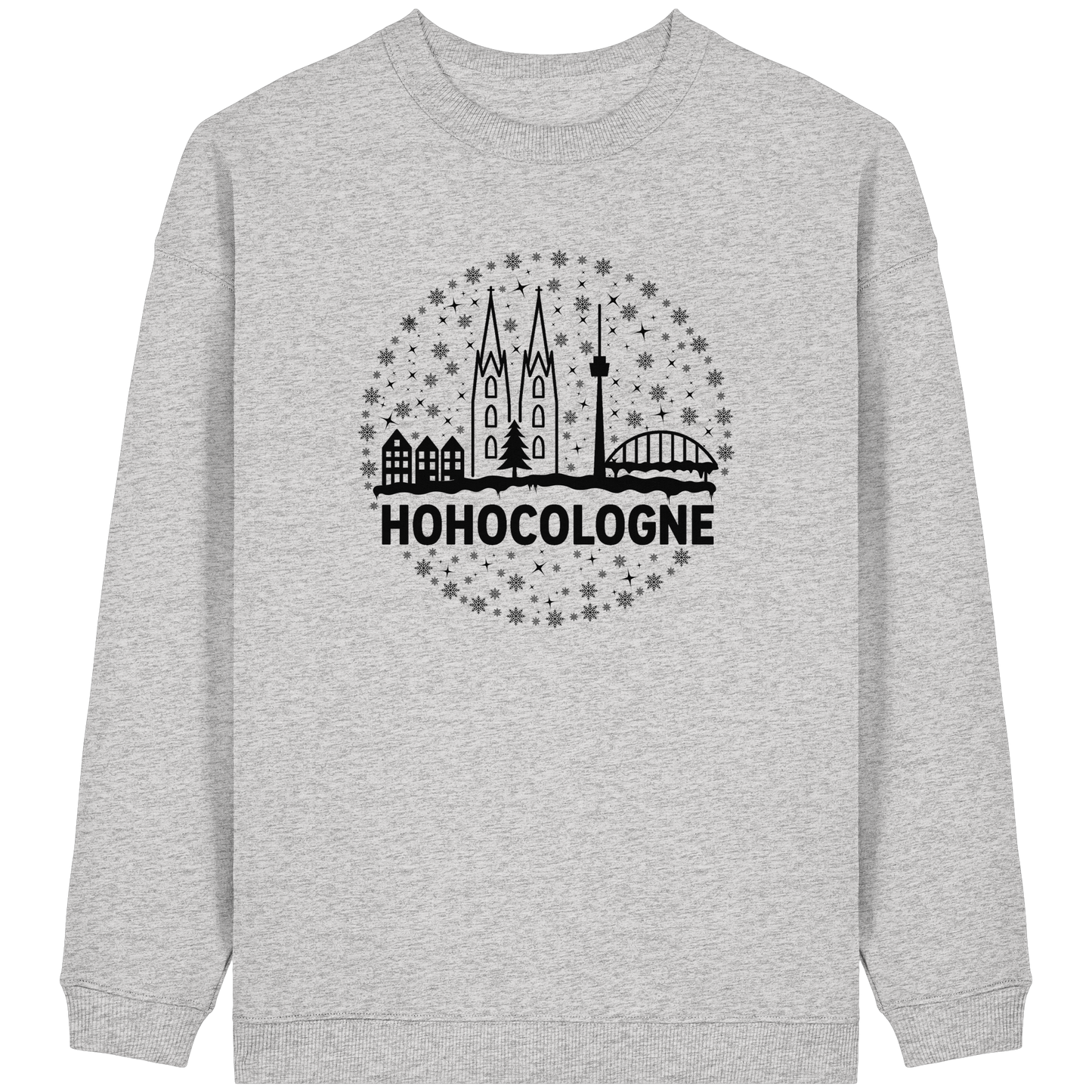 HOHOCologne Druck - Womens Organic Oversized Sweatshirt