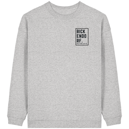 Bickendorf Koordinaten (kleiner Druck auf der Brust) - Womens Organic Oversized Sweatshirt