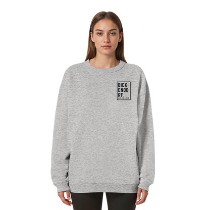 Bickendorf Koordinaten (kleiner Druck auf der Brust) - Womens Organic Oversized Sweatshirt