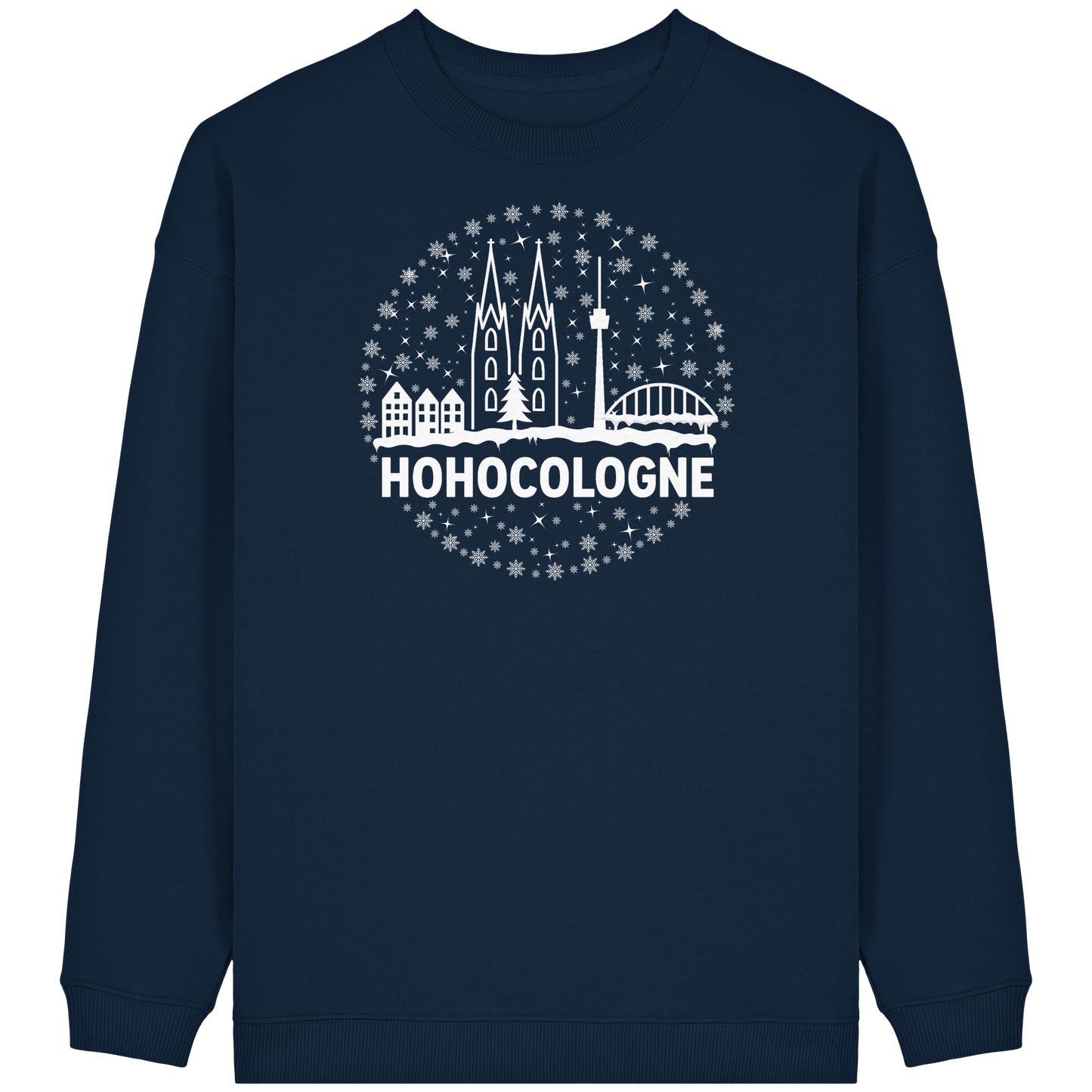 HOHOCologne Druck - Womens Organic Oversized Sweatshirt